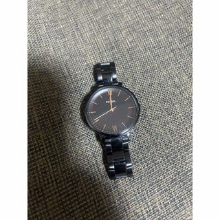 フォッシル(FOSSIL)のFOSSIL レディース　腕時計　ブラック(腕時計)