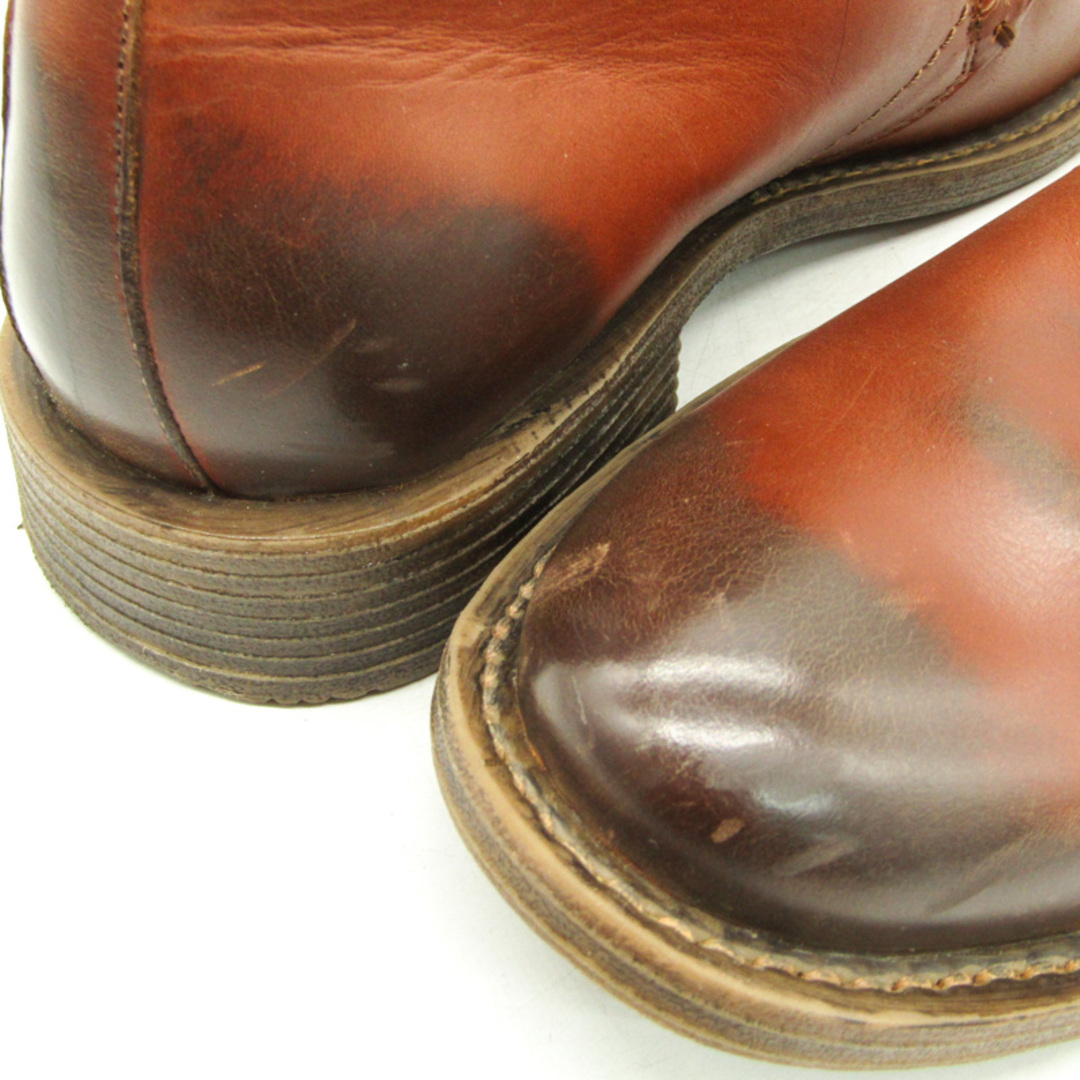 ステファノロッシ チャッカ―ブーツ 本革 レザー ブランド 靴 シューズ メンズ 40サイズ ブラウン STEFANO ROSSI メンズの靴/シューズ(ブーツ)の商品写真