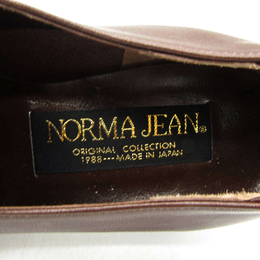 ノーマジーン ローファーパンプス  日本製 3E 幅広 シューズ 靴 レディース 23.5サイズ ブラウン NORMA JEAN レディースの靴/シューズ(ハイヒール/パンプス)の商品写真