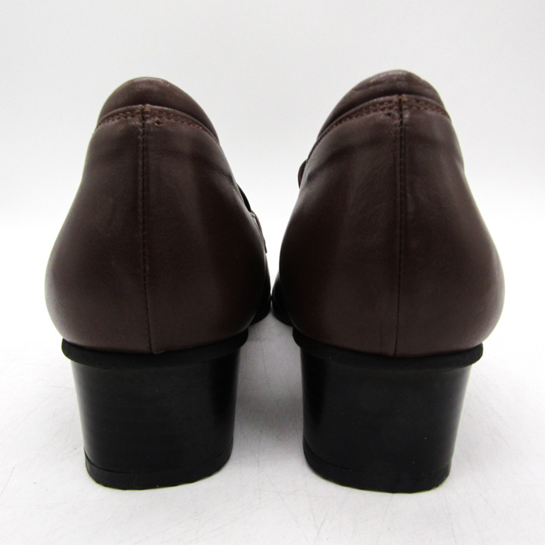 ノーマジーン ローファーパンプス  日本製 3E 幅広 シューズ 靴 レディース 23.5サイズ ブラウン NORMA JEAN レディースの靴/シューズ(ハイヒール/パンプス)の商品写真
