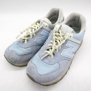 ニューバランス(New Balance)のニューバランス スニーカー WL574ESC ライトブルー シューズ 靴 レディース 22.5サイズ ライトブルー NEW BALANCE(スニーカー)