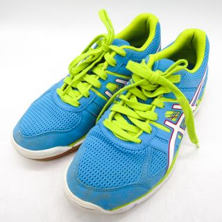 アシックス(asics)のアシックス バレーボールシューズ レディローテスタイレックス スニーカー 靴 レディース 24.5サイズ ブルー asics(スニーカー)