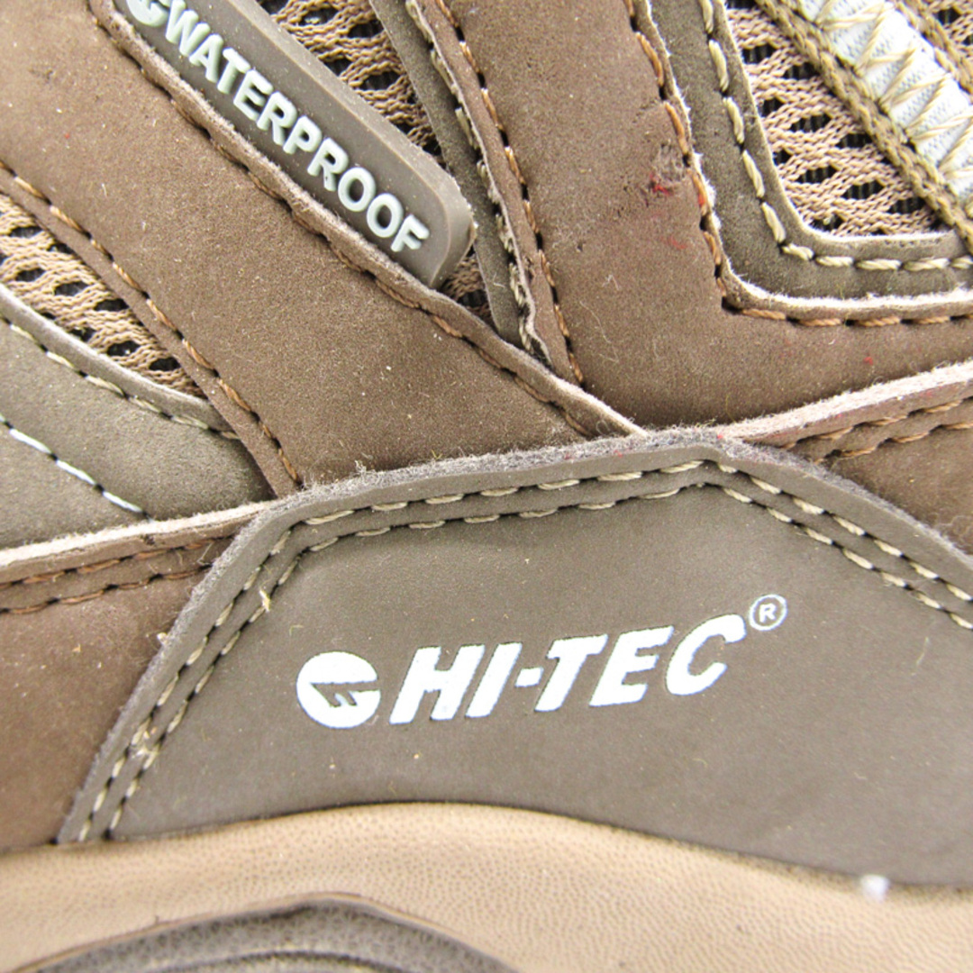 ハイテック トレッキングシューズ BRYCE WP ハイキング スニーカー 靴 レディース 24サイズ カーキブラウン HI-TEC レディースの靴/シューズ(スニーカー)の商品写真