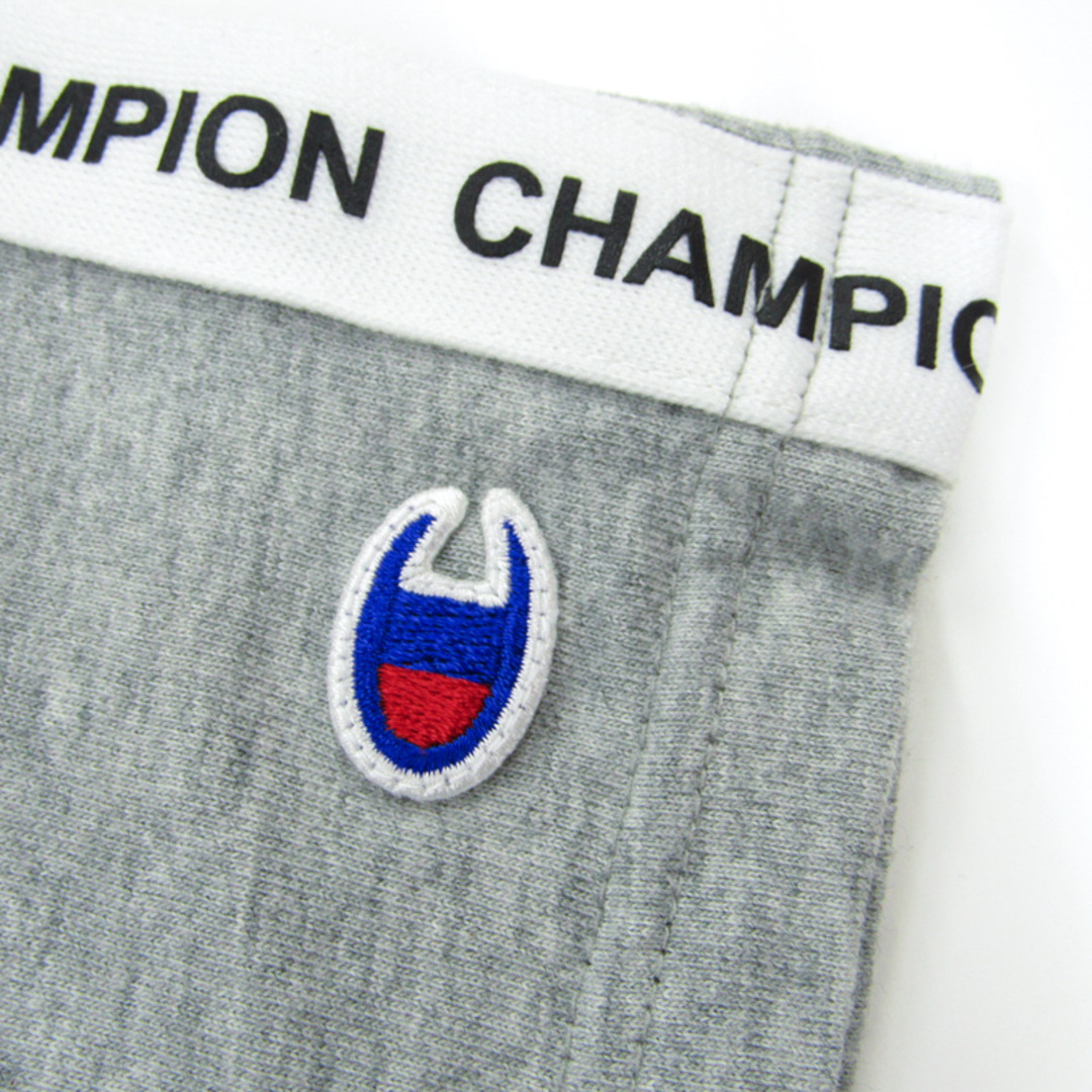 Champion(チャンピオン)のチャンピオン 半袖ワンピース フード付き パーカー キッズ 女の子用 150サイズ グレー Champion キッズ/ベビー/マタニティのキッズ服女の子用(90cm~)(ワンピース)の商品写真