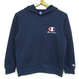 チャンピオン(Champion)のチャンピオン 長袖パーカー スウェット スエット 胸ロゴ キッズ 男の子用 160サイズ ネイビー Champion(Tシャツ/カットソー)