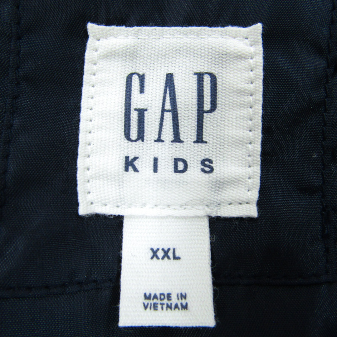 GAP(ギャップ)のギャップ ファーベスト Vネック アウター キッズ 女の子用 XXLサイズ ダークグレー GAP キッズ/ベビー/マタニティのキッズ服女の子用(90cm~)(その他)の商品写真