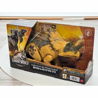 MATTEL - ジュラシックワールド フィギュア ほえる! トリケラトプス 全長:約33cm