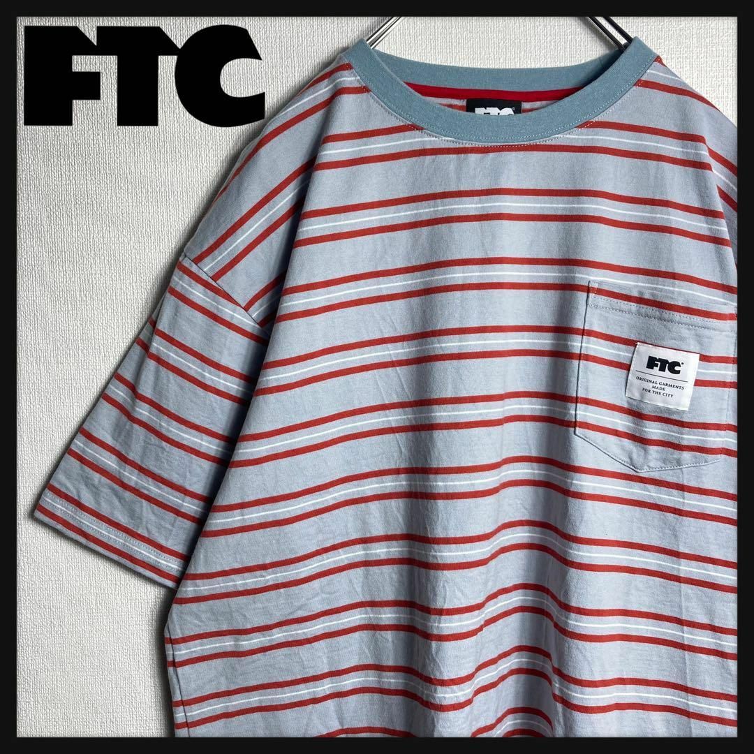 FTC - 【美品】FTC 胸ポケット ボーダー Tシャツ ストリート 人気L