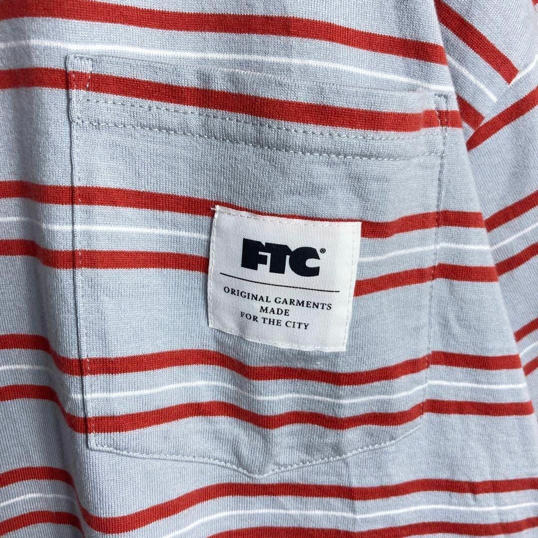 FTC - 【美品】FTC 胸ポケット ボーダー Tシャツ ストリート 人気L