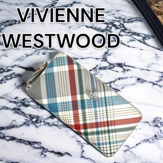 ヴィヴィアンウエストウッド(Vivienne Westwood)の【新品未使用】ヴィヴィアンウエストウッド【日本正規品】長財布 チェック柄(財布)