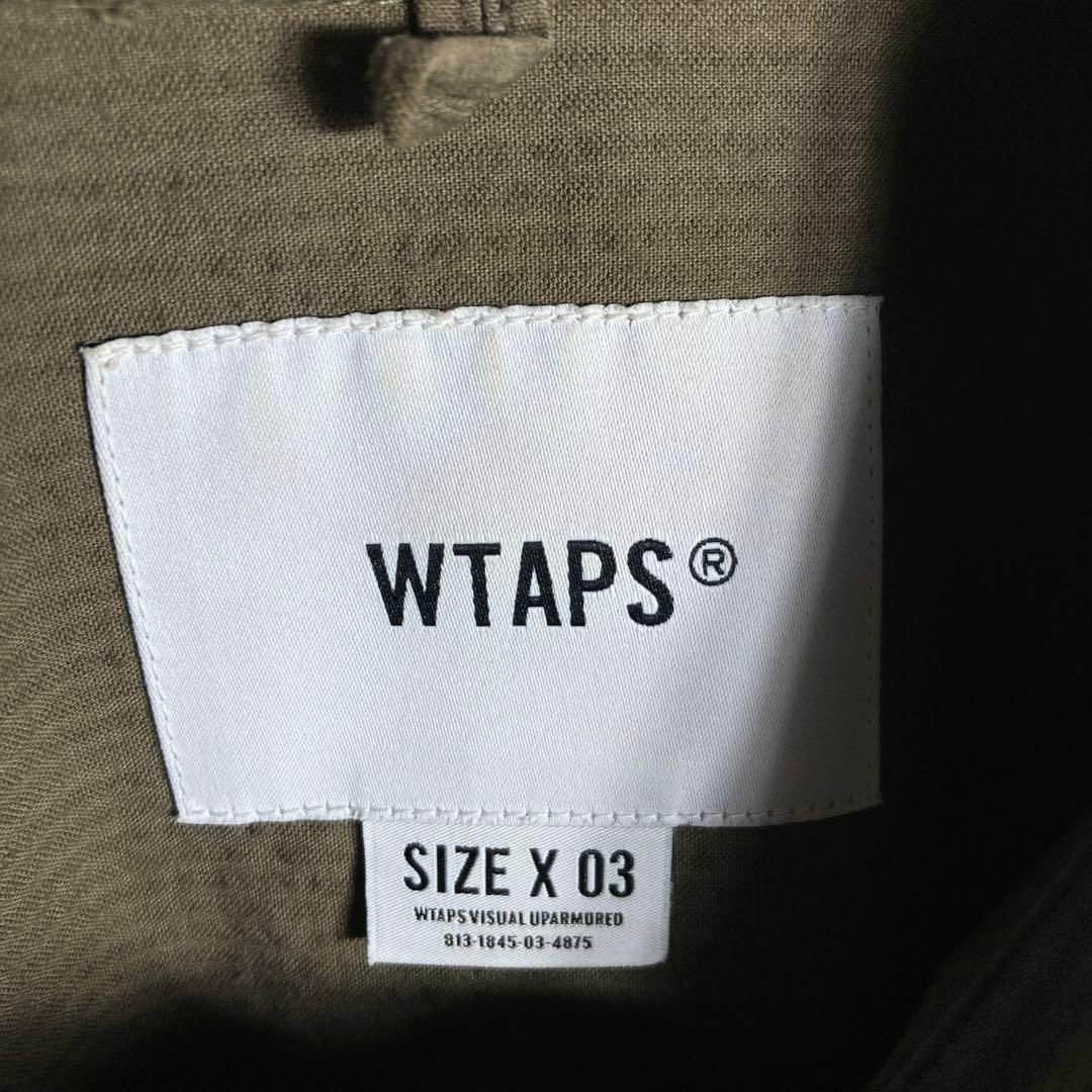 W)taps(ダブルタップス)の【即完売モデル】Wtaps　ダブルタップス　半袖BDシャツ　サイズ03　カーキ メンズのトップス(シャツ)の商品写真