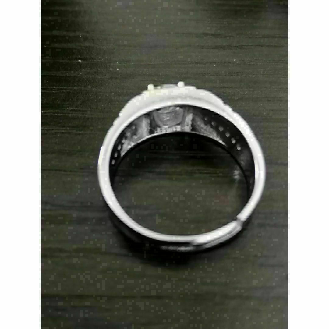 【A156】リング　メンズ　指輪　シルバー　シンプル　アクサセリー　20号 メンズのアクセサリー(リング(指輪))の商品写真
