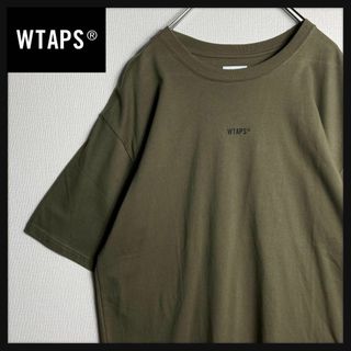 ダブルタップス(W)taps)の【即完売モデル】ダブルタップス　Wtaps　センターロゴ入りTシャツ　サイズ04(Tシャツ/カットソー(半袖/袖なし))