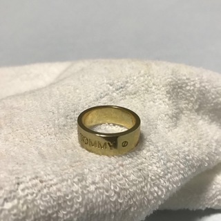 トミー(TOMMY)のトミー TOMMY 指輪 薄いゴールド色 内径18.5mm(リング(指輪))
