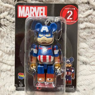 ベアブリック(BE@RBRICK)のHappyくじ MARVEL AVENGERS ベアブリック キャプテンアメリカ(アメコミ)