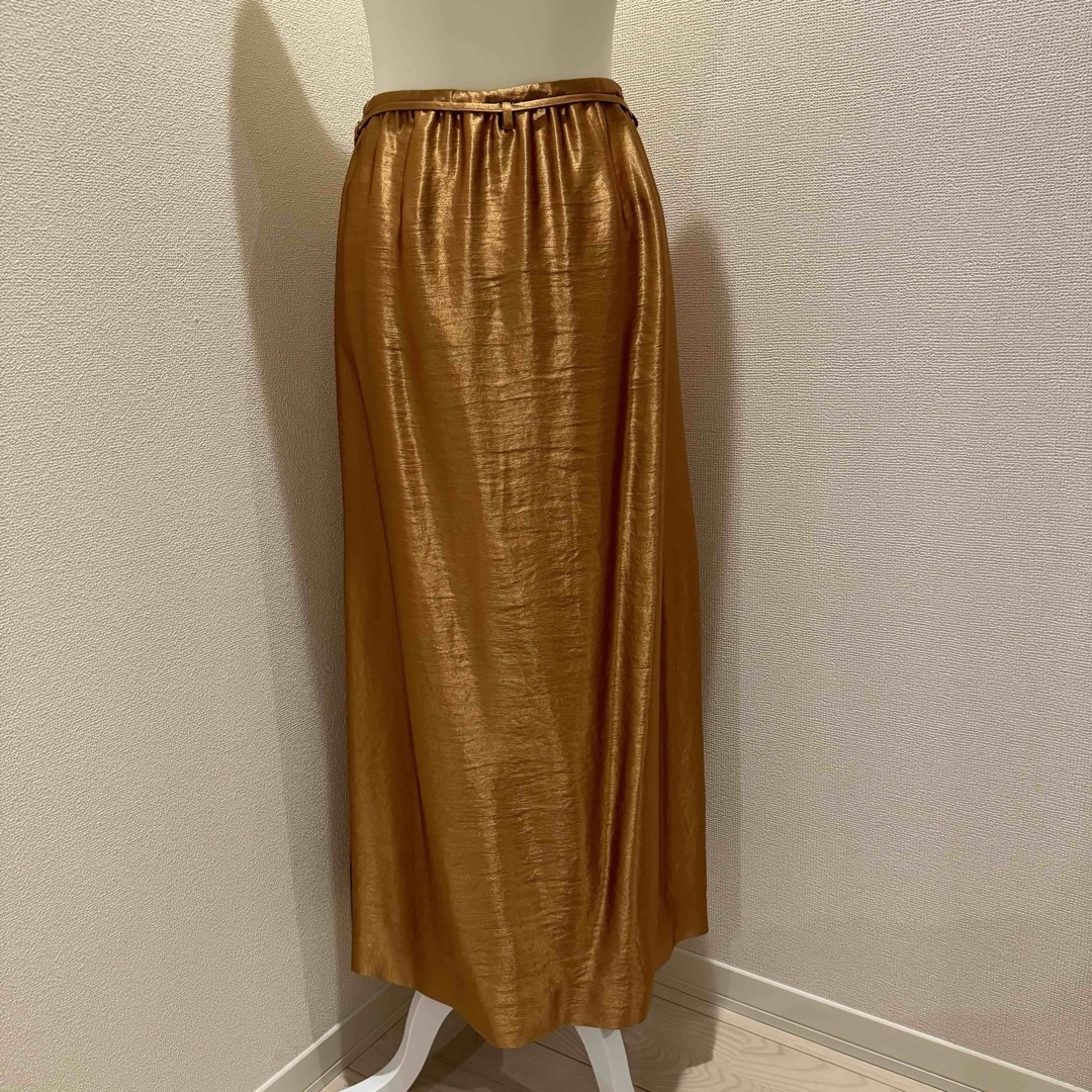 ESTNATION(エストネーション)のエストネーション　サテンスカート レディースのスカート(ロングスカート)の商品写真