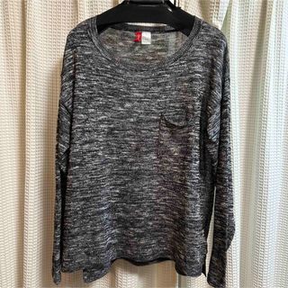 エイチアンドエム(H&M)の超美品!!★H&M ★モノトーン シアー ニット★(ニット/セーター)