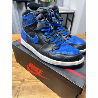 【中古】nike airjordan 1 royal ロイヤル(スニーカー)