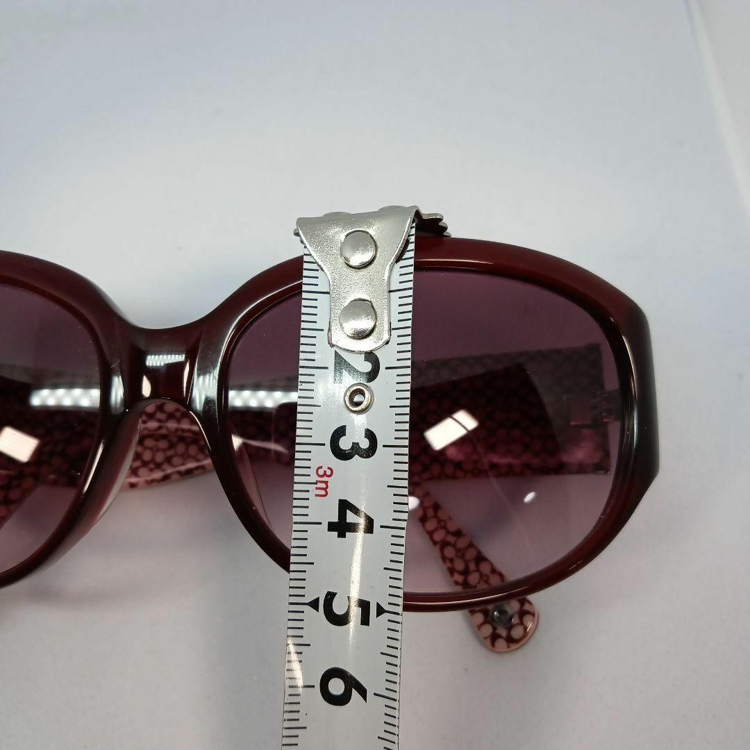 レディース255超美品　コーチ　サングラス　メガネ　眼鏡　度無　474A　シグネチャー