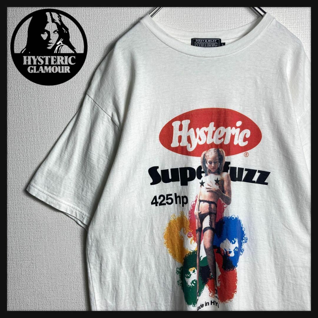 HYSTERIC GLAMOUR(ヒステリックグラマー)の【美品】ヒステリックグラマー　ヒスガール　定番カラーTシャツ　人気Lサイズ メンズのトップス(Tシャツ/カットソー(半袖/袖なし))の商品写真