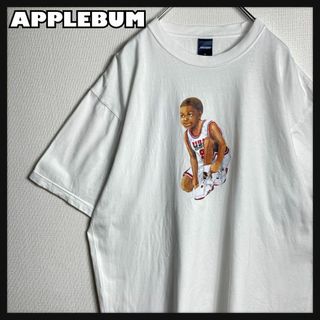 アップルバム(APPLEBUM)の【希少XLサイズ】アップルバム　ワンポイントロゴ入り定番カラーTシャツ　バスケ(Tシャツ/カットソー(半袖/袖なし))