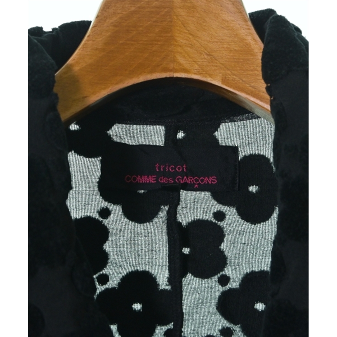 tricot COMME des GARCONS(トリココムデギャルソン)のtricot COMME des GARCONS カジュアルジャケット M 黒 【古着】【中古】 レディースのジャケット/アウター(テーラードジャケット)の商品写真