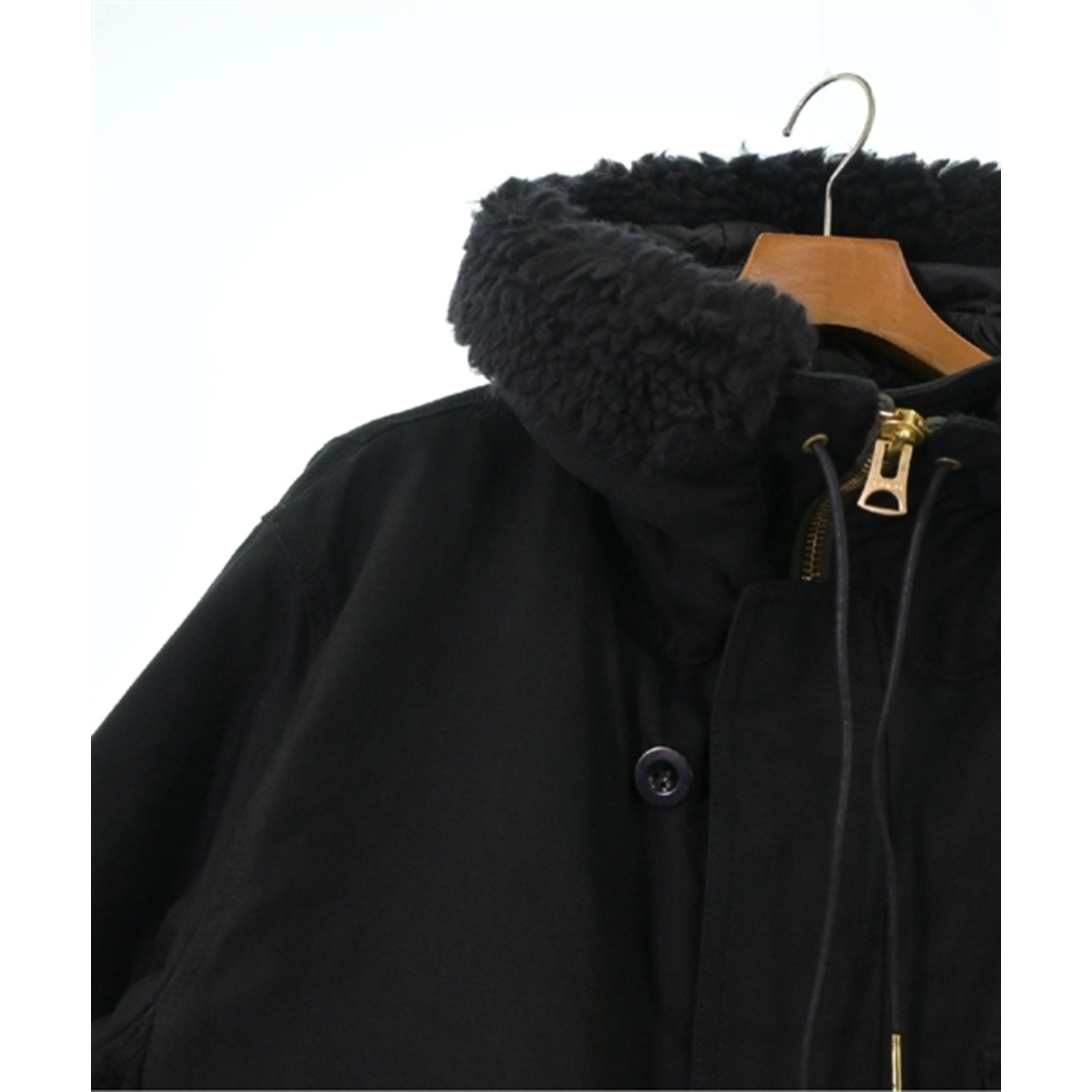 sacai(サカイ)のsacai サカイ モッズコート 1(S位) 黒 【古着】【中古】 メンズのジャケット/アウター(モッズコート)の商品写真