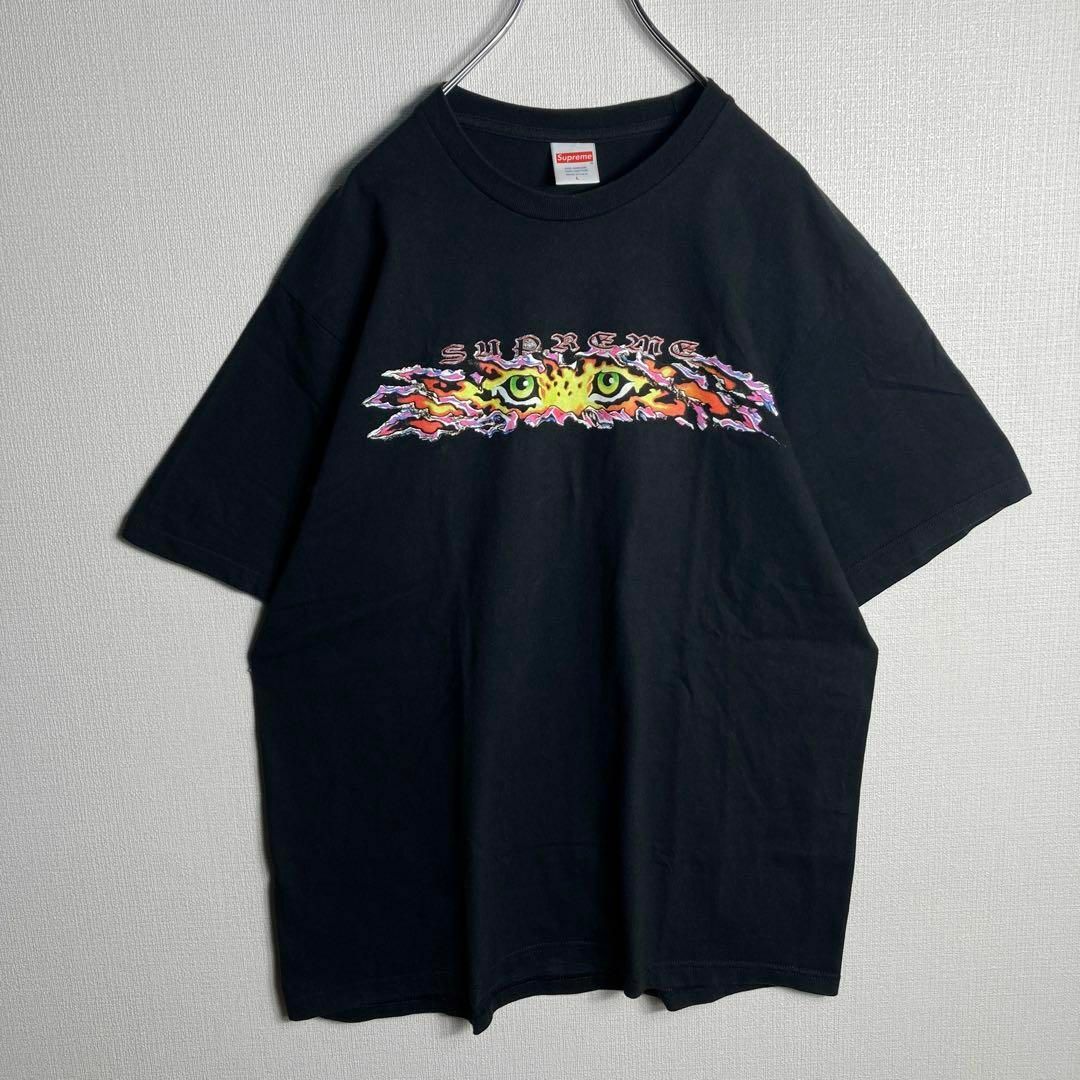 Supreme(シュプリーム)の【美品】シュプリーム　ワンポイントロゴ入り定番カラーTシャツ　鳥　人気Lサイズ メンズのトップス(Tシャツ/カットソー(半袖/袖なし))の商品写真