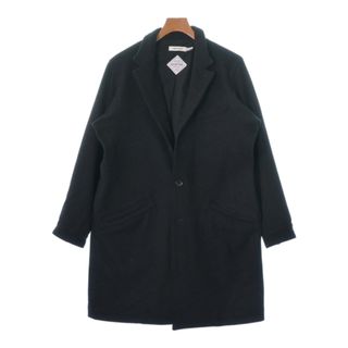 ノンネイティブ(nonnative)のnonnative ノンネイティヴ チェスターコート 0(XS位) 黒 【古着】【中古】(チェスターコート)