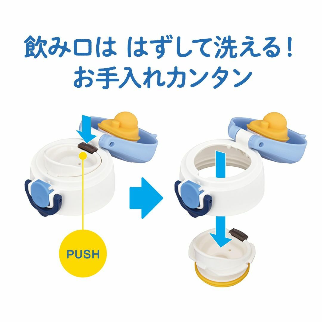 【色: サックスブルー】サーモス 水筒 真空断熱キッズケータイマグ 500ml  インテリア/住まい/日用品のキッチン/食器(弁当用品)の商品写真