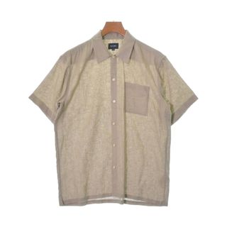 ビームス(BEAMS)のBEAMS ビームス カジュアルシャツ M ベージュ 【古着】【中古】(シャツ)