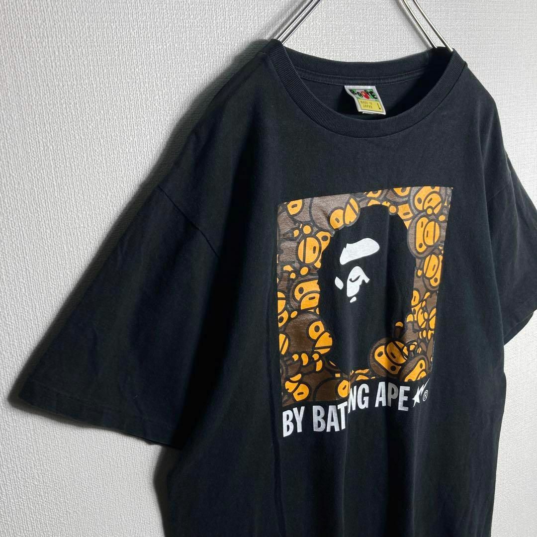 A BATHING APE(アベイシングエイプ)の【人気Lサイズ】アベイシングエイプ　人気モデル定番カラーTシャツ　即完売モデル メンズのトップス(Tシャツ/カットソー(半袖/袖なし))の商品写真