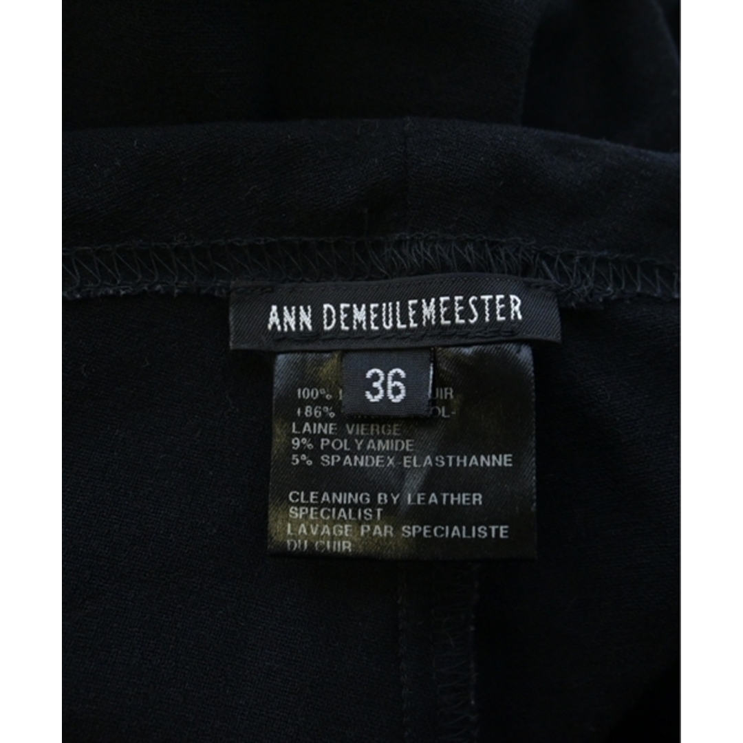 Ann Demeulemeester(アンドゥムルメステール)のANN DEMEULEMEESTER パンツ（その他） 36(XS位) 黒 【古着】【中古】 レディースのパンツ(その他)の商品写真