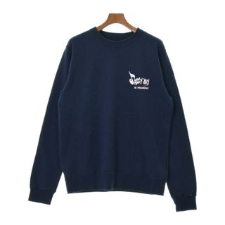 ユニフォームエクスペリメント(uniform experiment)のuniform experiment スウェット -(L位) 紺 【古着】【中古】(スウェット)