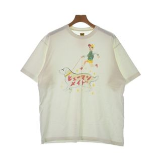 ヒューマンメイド(HUMAN MADE)のHUMAN MADE ヒューマンメイド Tシャツ・カットソー XL 白系 【古着】【中古】(Tシャツ/カットソー(半袖/袖なし))