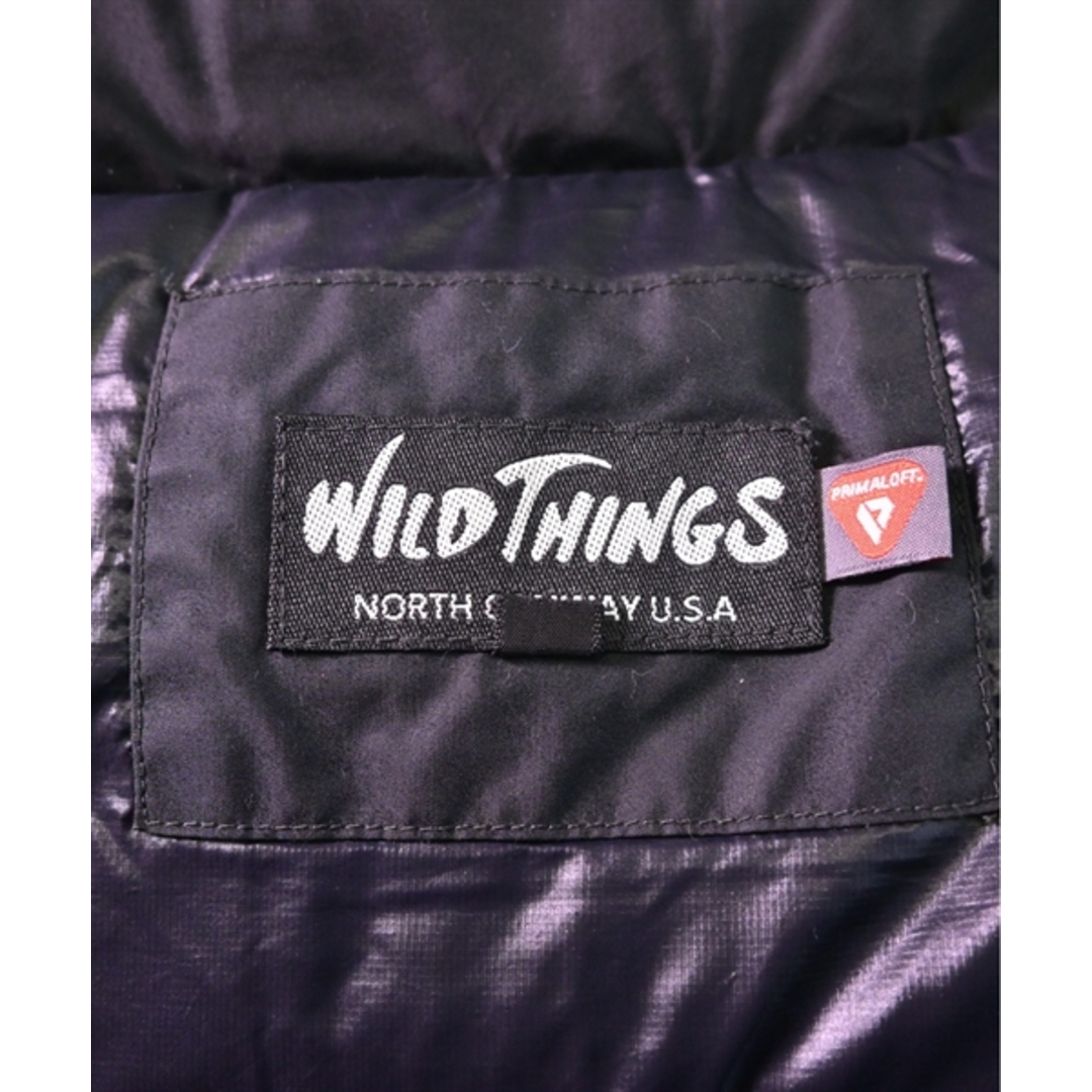 WILDTHINGS(ワイルドシングス)のWILD THINGS ダウンジャケット/ダウンベスト L 黒系 【古着】【中古】 メンズのジャケット/アウター(ダウンジャケット)の商品写真