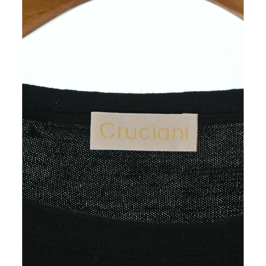 Cruciani(クルチアーニ)のCruciani クルチアーニ ワンピース 38(S位) 黒 【古着】【中古】 レディースのワンピース(ひざ丈ワンピース)の商品写真