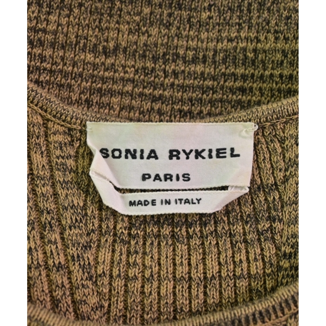 SONIA RYKIEL(ソニアリキエル)のSONIA RYKIEL ソニアリキエル ワンピース 36(XS位) ベージュ 【古着】【中古】 レディースのワンピース(ひざ丈ワンピース)の商品写真