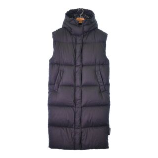 モンクレール(MONCLER)のMONCLER モンクレール ダウンコート 0(XS位) 黒系 【古着】【中古】(ダウンコート)