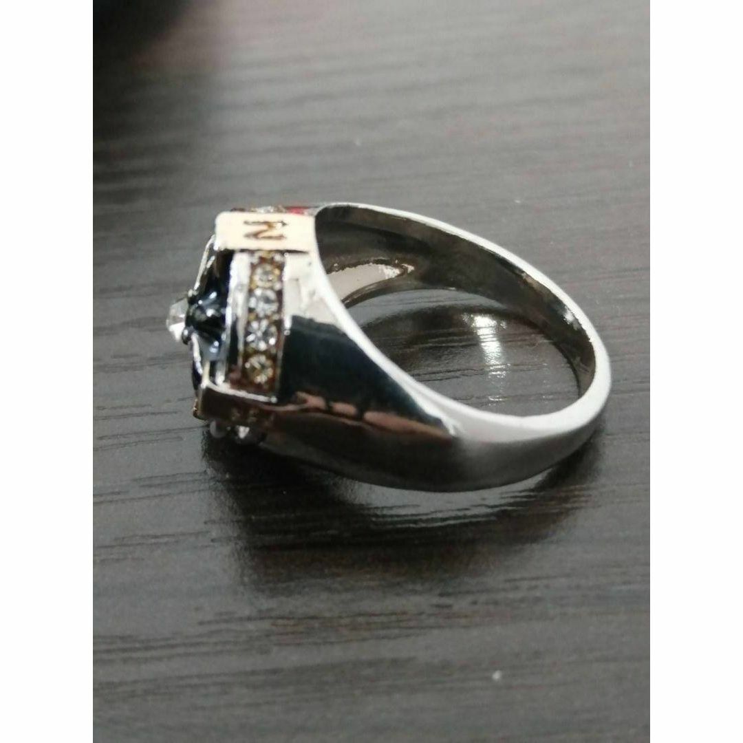 【R124】リング メンズ シルバー アクセサリー コンパス 指輪 20号 メンズのアクセサリー(リング(指輪))の商品写真