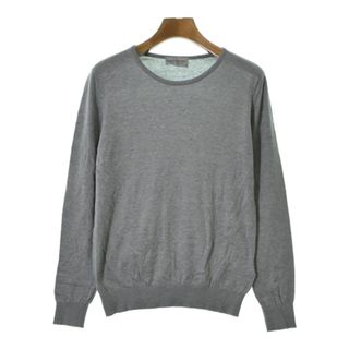 ジョンスメドレー(JOHN SMEDLEY)のJOHN SMEDLEY ジョンスメドレー ニット・セーター M グレー 【古着】【中古】(ニット/セーター)