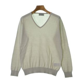 ジョンスメドレー(JOHN SMEDLEY)のJOHN SMEDLEY ジョンスメドレー ニット・セーター M ライトグレー 【古着】【中古】(ニット/セーター)