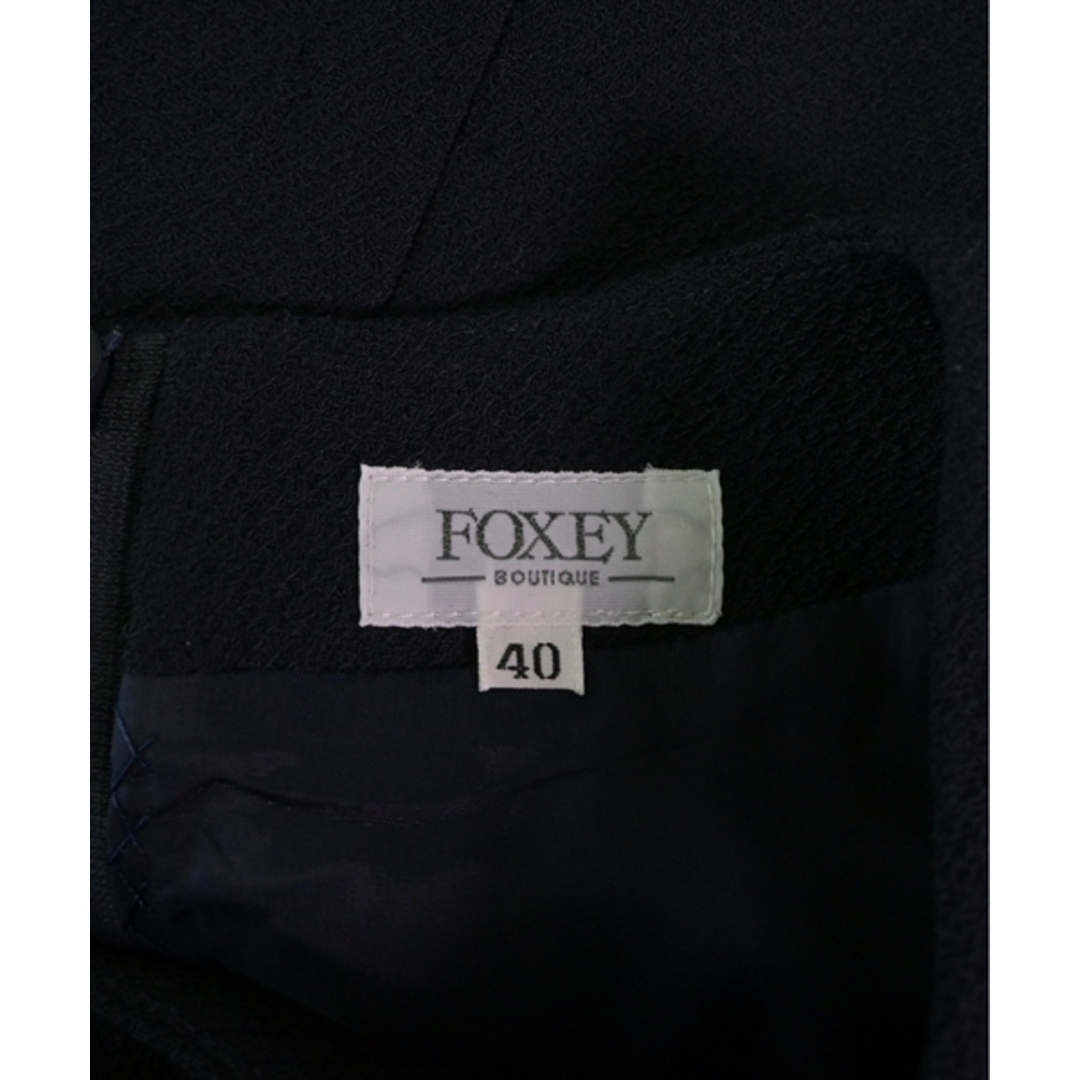 FOXEY BOUTIQUE(フォクシーブティック)のFOXEY BOUTIQUE フォクシーブティック ワンピース 40(M位) 紺 【古着】【中古】 レディースのワンピース(ひざ丈ワンピース)の商品写真