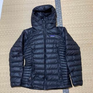 パタゴニア(patagonia)のパタゴニア　ダウンセーターフーディ　レディースXSブラック(ダウンジャケット)