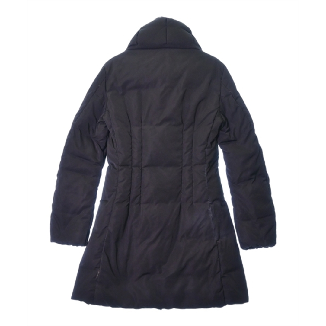 MONCLER(モンクレール)のMONCLER モンクレール ダウンコート 1(S位) 黒 【古着】【中古】 レディースのジャケット/アウター(ダウンコート)の商品写真