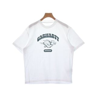 カーハート(carhartt)のCarhartt カーハート Tシャツ・カットソー S 白 【古着】【中古】(カットソー(半袖/袖なし))