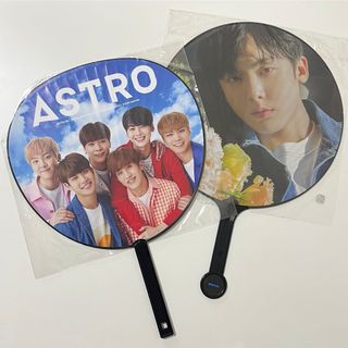 アストロ(ASTRO)のASTRO ユンサナ うちわ 団扇 ツアー ordinary holiday  (アイドルグッズ)