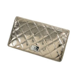 シャネル(CHANEL)のCHANEL シャネル 財布・コインケース - ゴールド 【古着】【中古】(財布)