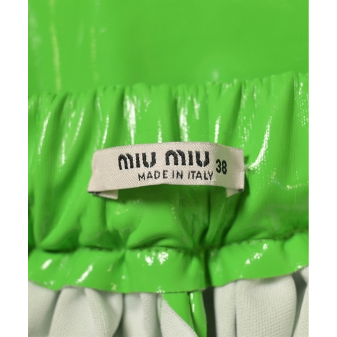 miumiu(ミュウミュウ)のMiu Miu ミュウミュウ ロング・マキシ丈スカート 38(S位) 緑 【古着】【中古】 レディースのスカート(ロングスカート)の商品写真