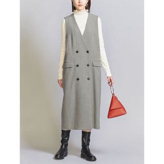 ビューティアンドユースユナイテッドアローズ(BEAUTY&YOUTH UNITED ARROWS)のBEAUTY&YOUTH UNITED ARROWS ツイル ジャンパースカート(ロングワンピース/マキシワンピース)